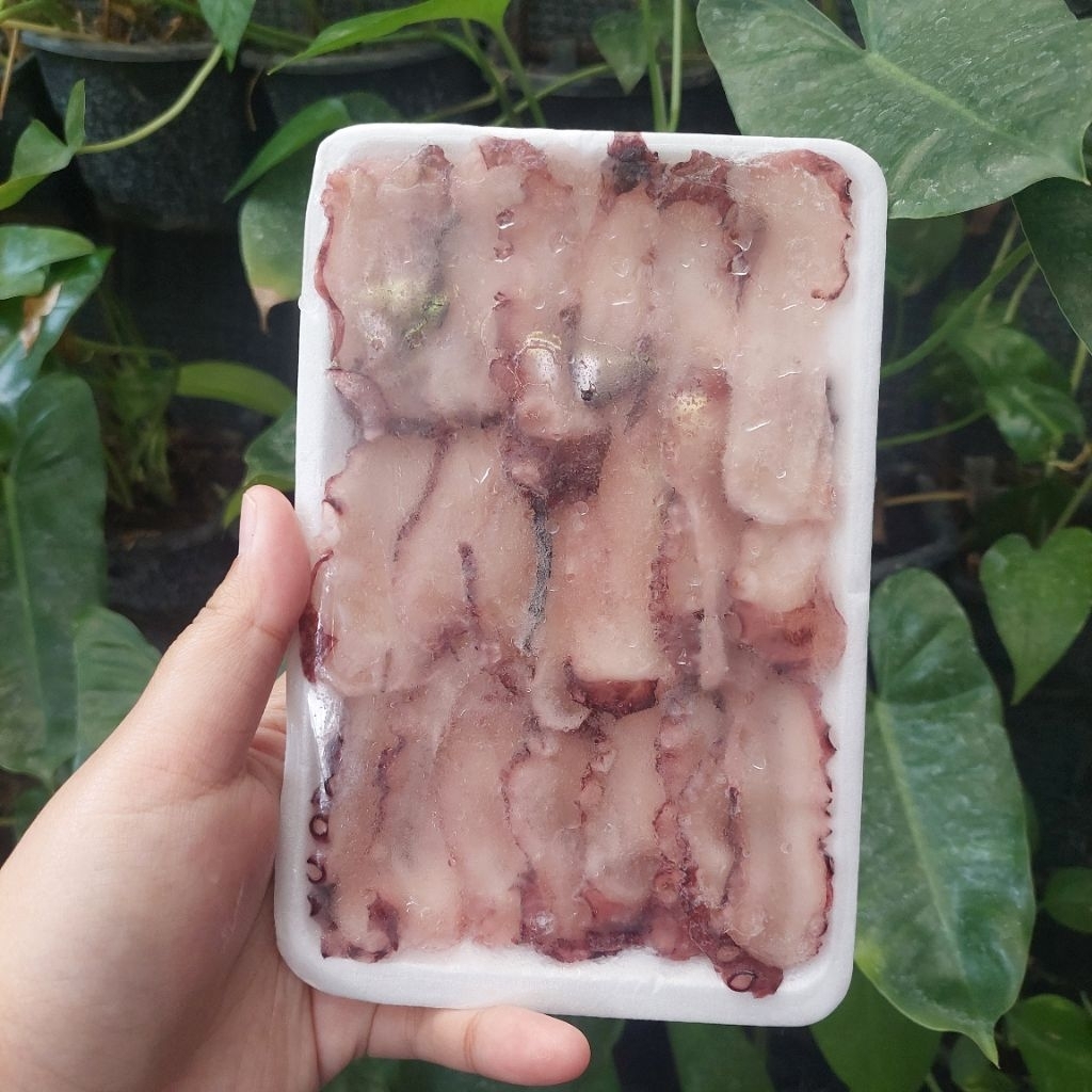 

Gurita Slice Berat 100 - 120 Gram