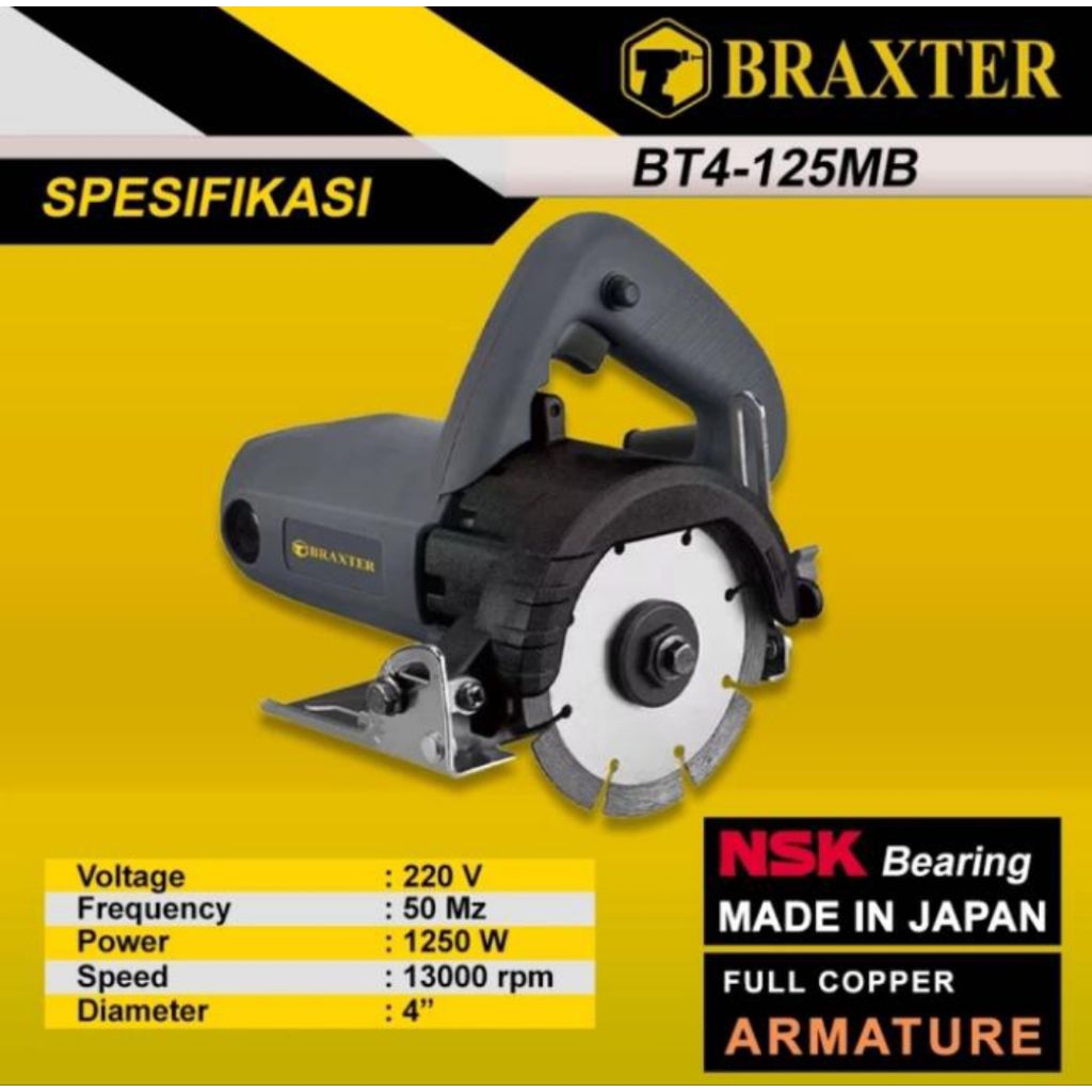 MESIN POTONG KERAMIK GRANIT BRAXTER