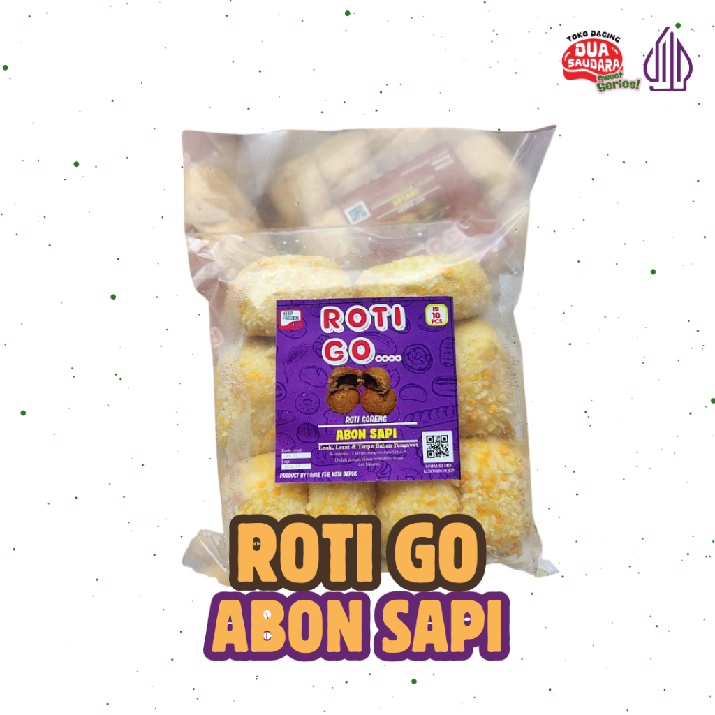

Roti Go Rasa Abon Sapi kemasan isi 10 pcs
