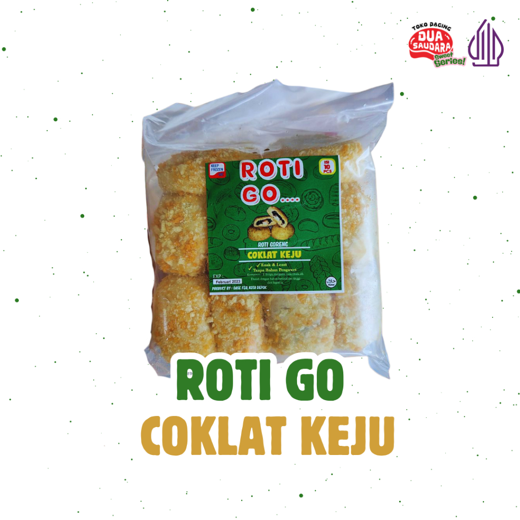 

Roti Go Rasa Coklat Keju isi 10 pcs