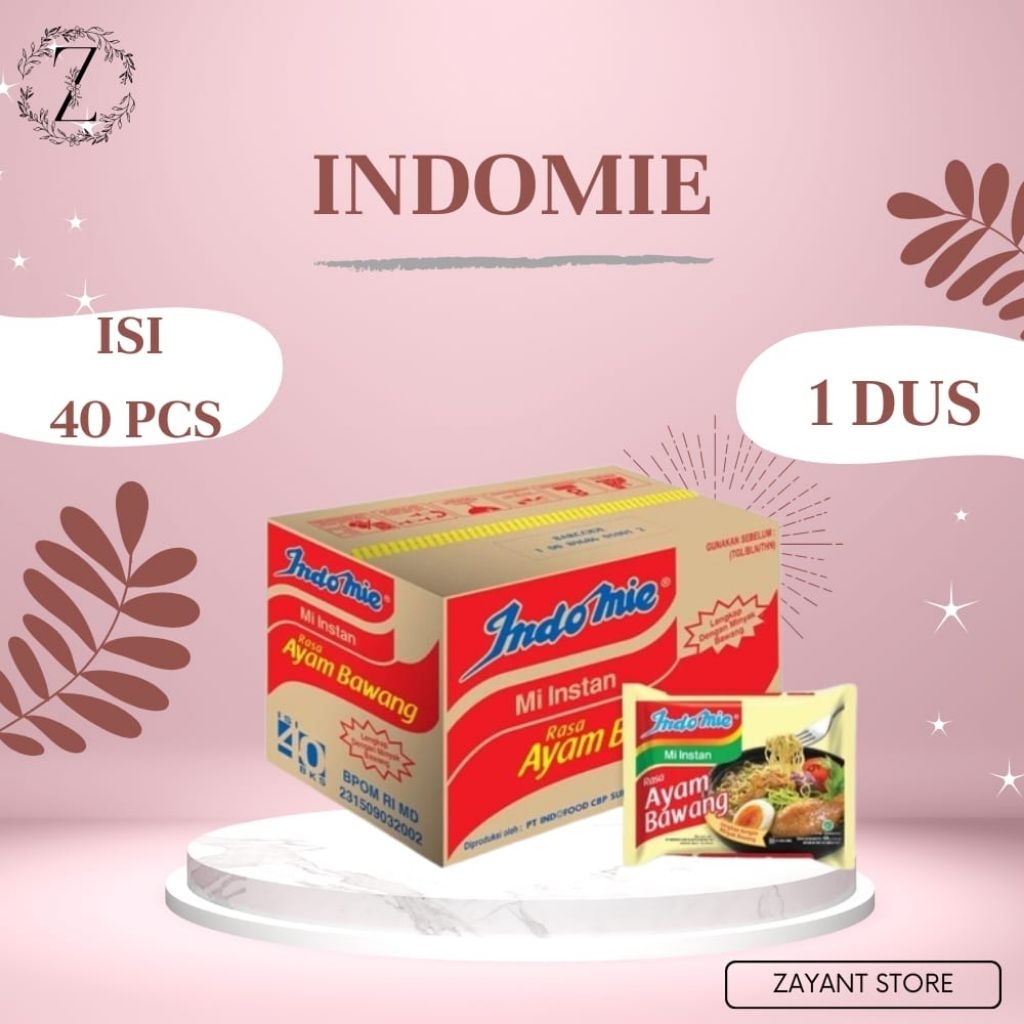 

INDOMIE Ayam Bawang (1 Dus / 40 Pcs)