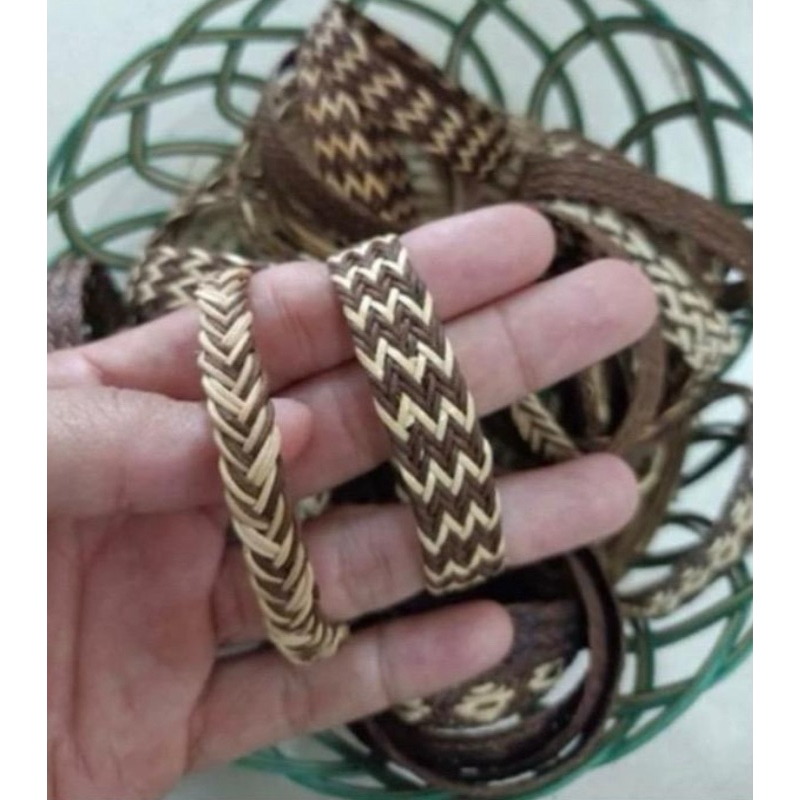 Gelang Rotan Tenun Tradisional Asli KHAS DAYAK KALIMANTAN