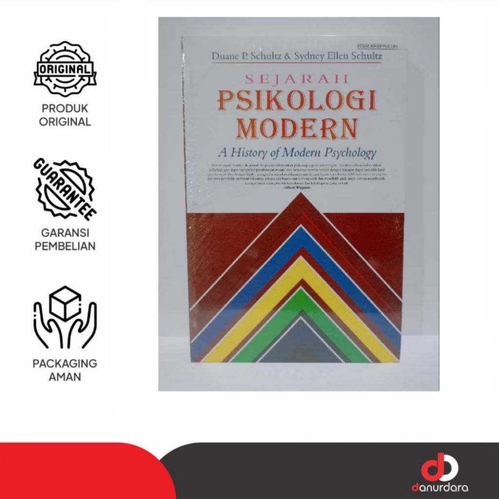 Buku Sejarah Psikologi Modern; a history of modern psychology - Nusamedia