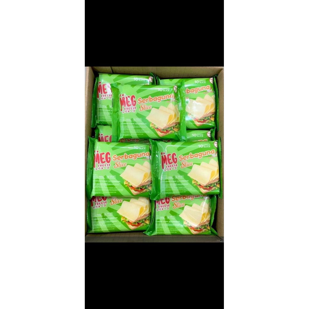 

Keju Meg Serbaguna Slice - Keju Meg isi 10
