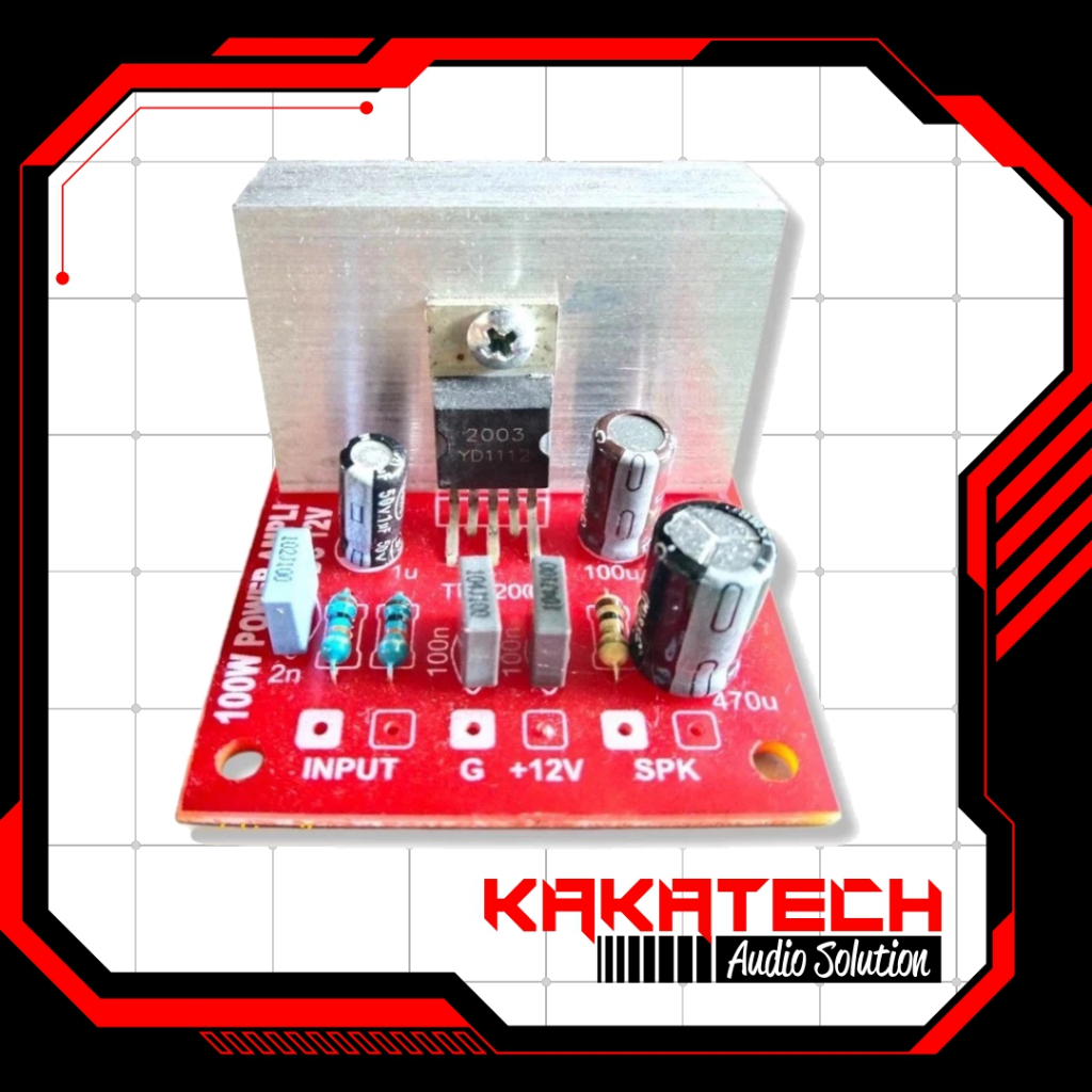 Power Amplifier TDA 2003 Mono 100Watt DC 12v