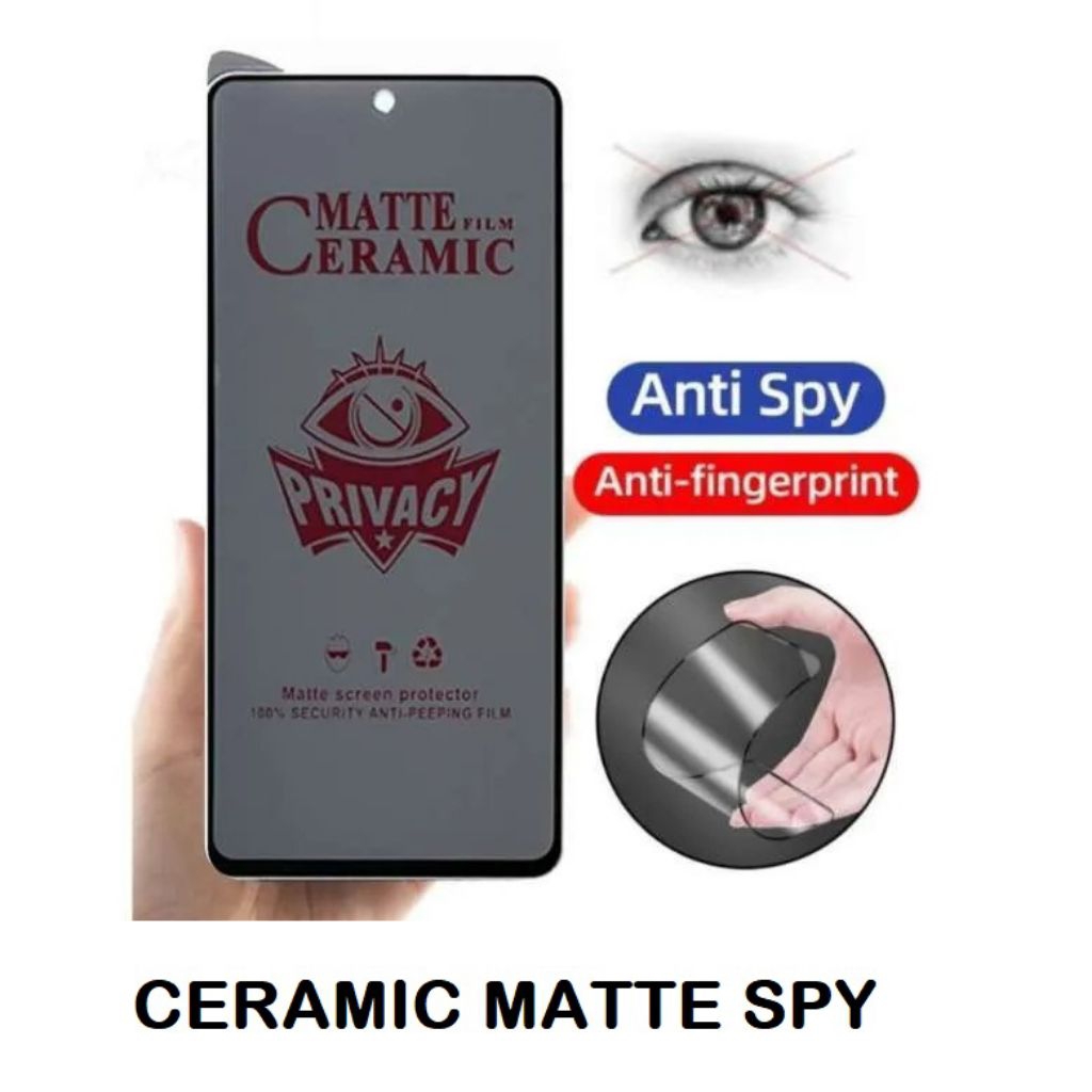 ceramic matte spy realme 14 14t 14x 5 5i 5s 5pro 3 3i 3pro 2 2pro 1 6i 6pro 6s 7 7i 7pro V3 V5 (5G) 