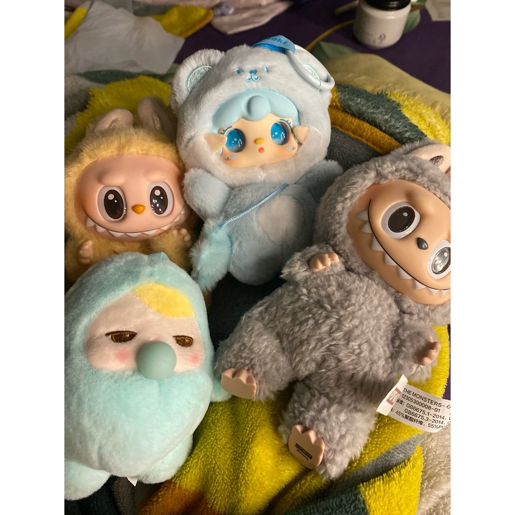 POP MART/ YOOKI Selected (Exciting Macaron Sesame Bean) (Have A Seat BABA) (Beanie Bubble Up Smug Bu