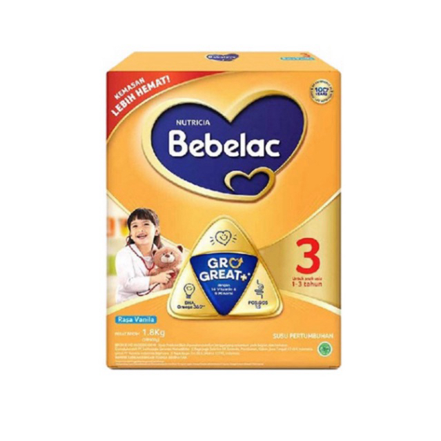 

Bebelac 3 GoGreat+ Vanilla 1.8kg