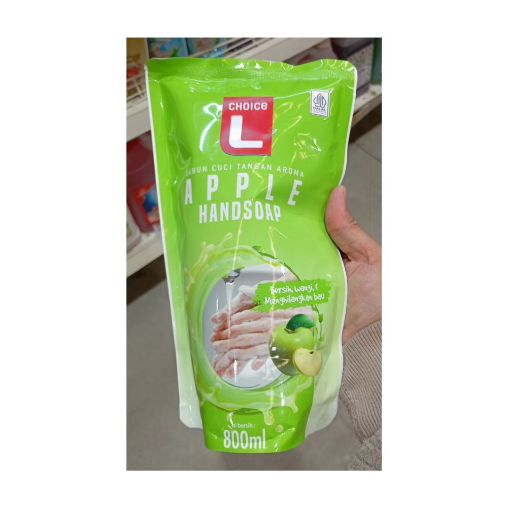 CHOICE L HAND SOAP APPLE 800ML ISI 3 PCS
