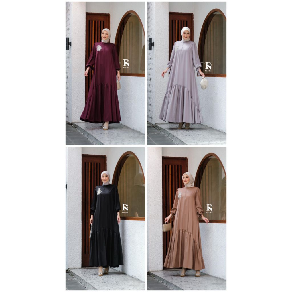 LuxuryFashion READY GAMIS DRESS WANITA NAJLA BY RAFIKA BEST SELLER