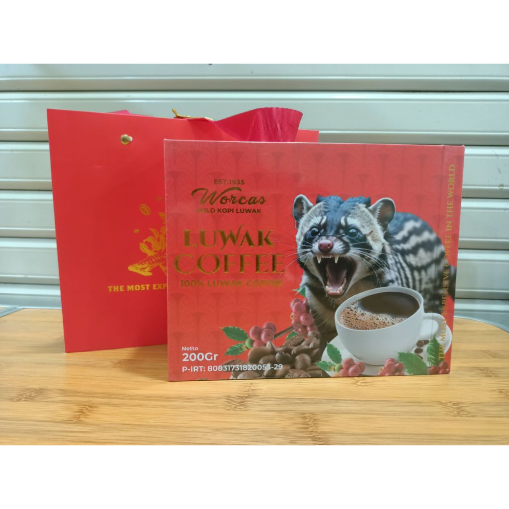 

Worcas Kopi Luwak Liar 200gr - Gift Box Set