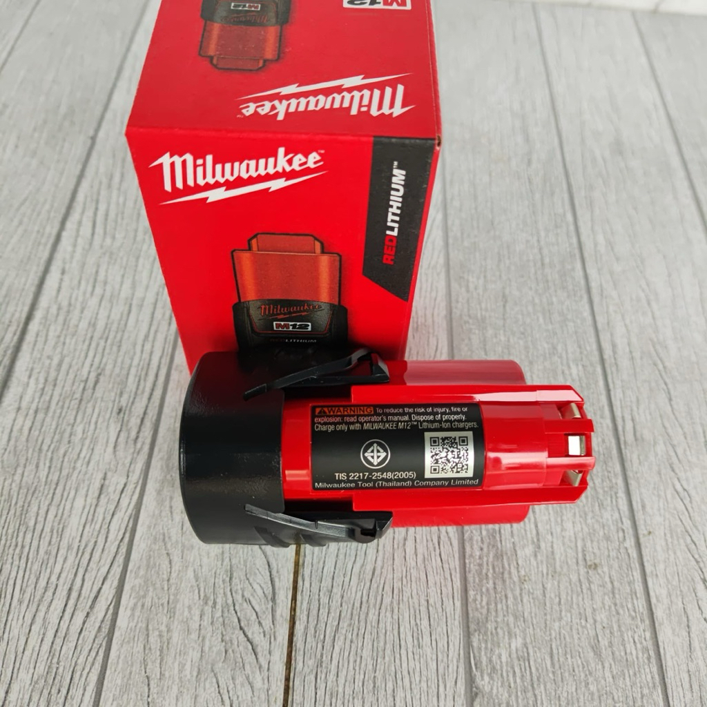 Mycoolcell Baterai Milwaukee M12B2 Milwaukee Baterai Pack 12V 2.0Ah Baterai Milwaukee M12