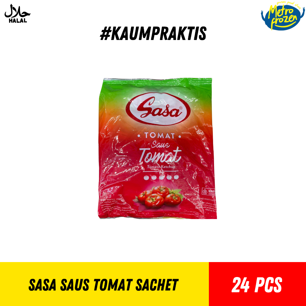 

SASA Saus Tomat & Sambal Asli Sachet 24pcs //sasa sambal asli sachet //sasa saus tomat sachet