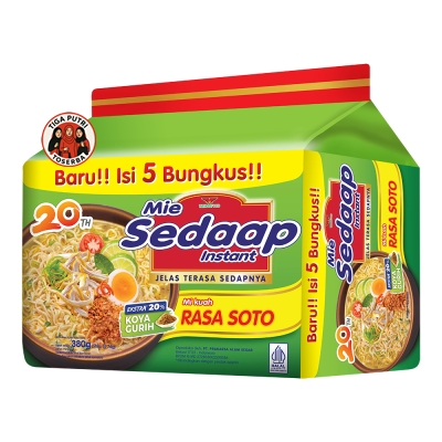 

Mie Sedaap Soto Isi 5 pcs | Mi Instan Rasa Soto Segar & Gurih | Murah, Halal, Bisa COD, Free Ongkir