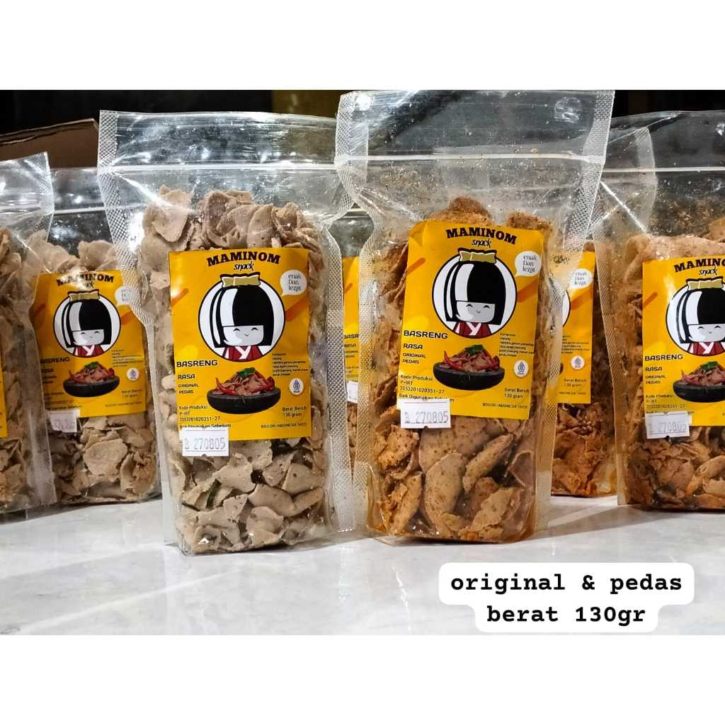 

maminom basreng rasa original-pedas 130gr