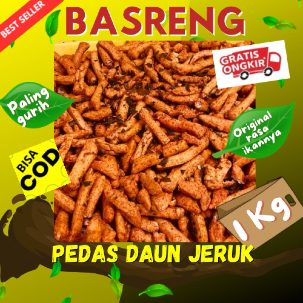 

DISKON Basreng Pedas Daun Jeruk 1Kg / Basreng Bumbu Melimpah