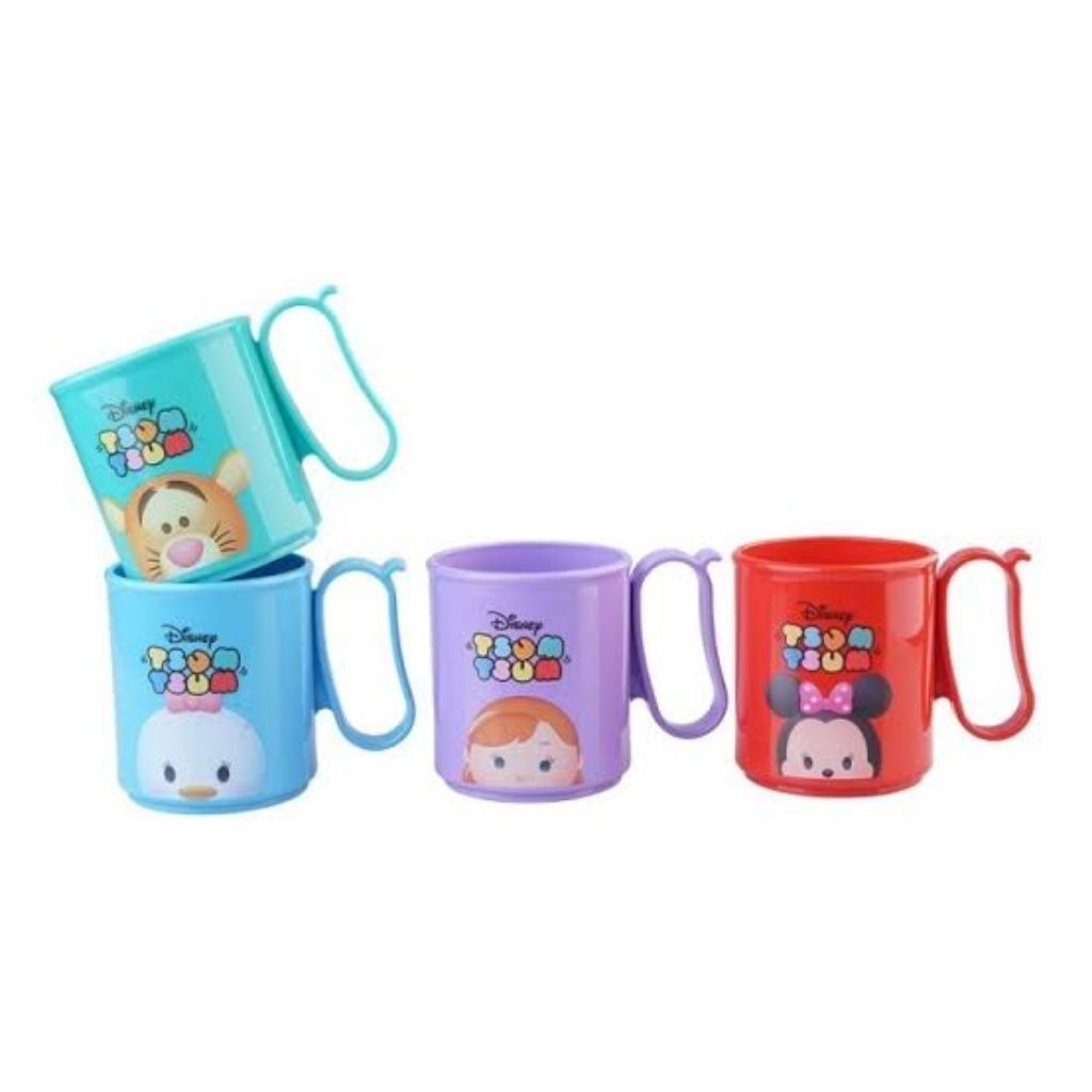 Gelas Mini Kecil Mungil Anak-Anak Balita Disney Tsum Tsum Mug Tupperware
