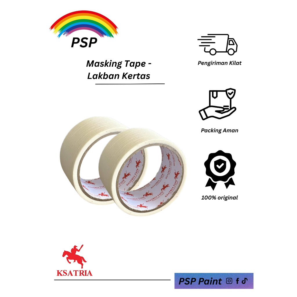 

Lakban Kertas / Masking Tape