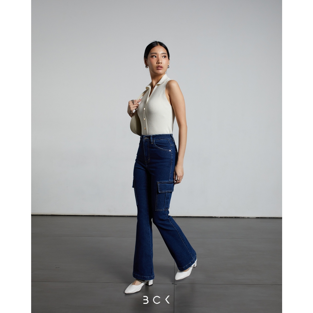 BCK - Highwaist Cutbray Jeans Vonzy