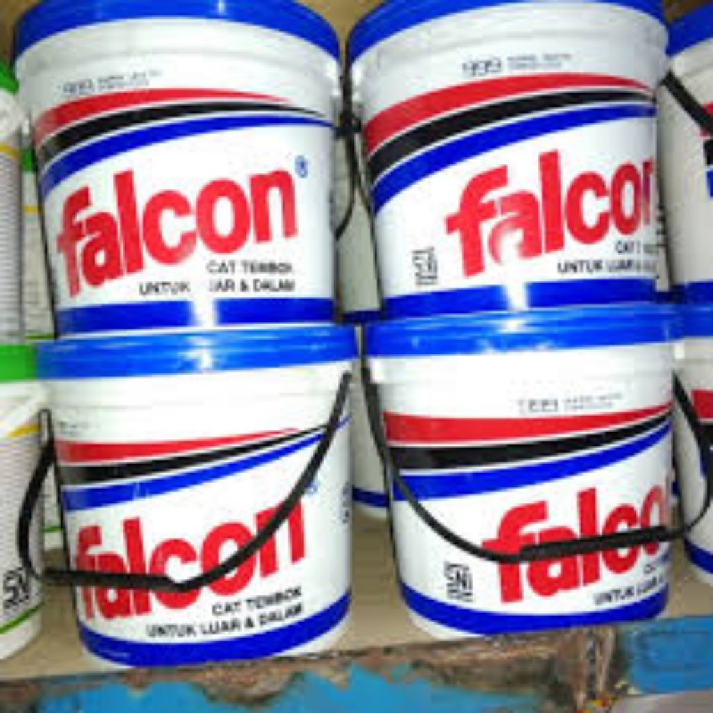 cat tembok Falcon galon dan pail ember besar banyumas