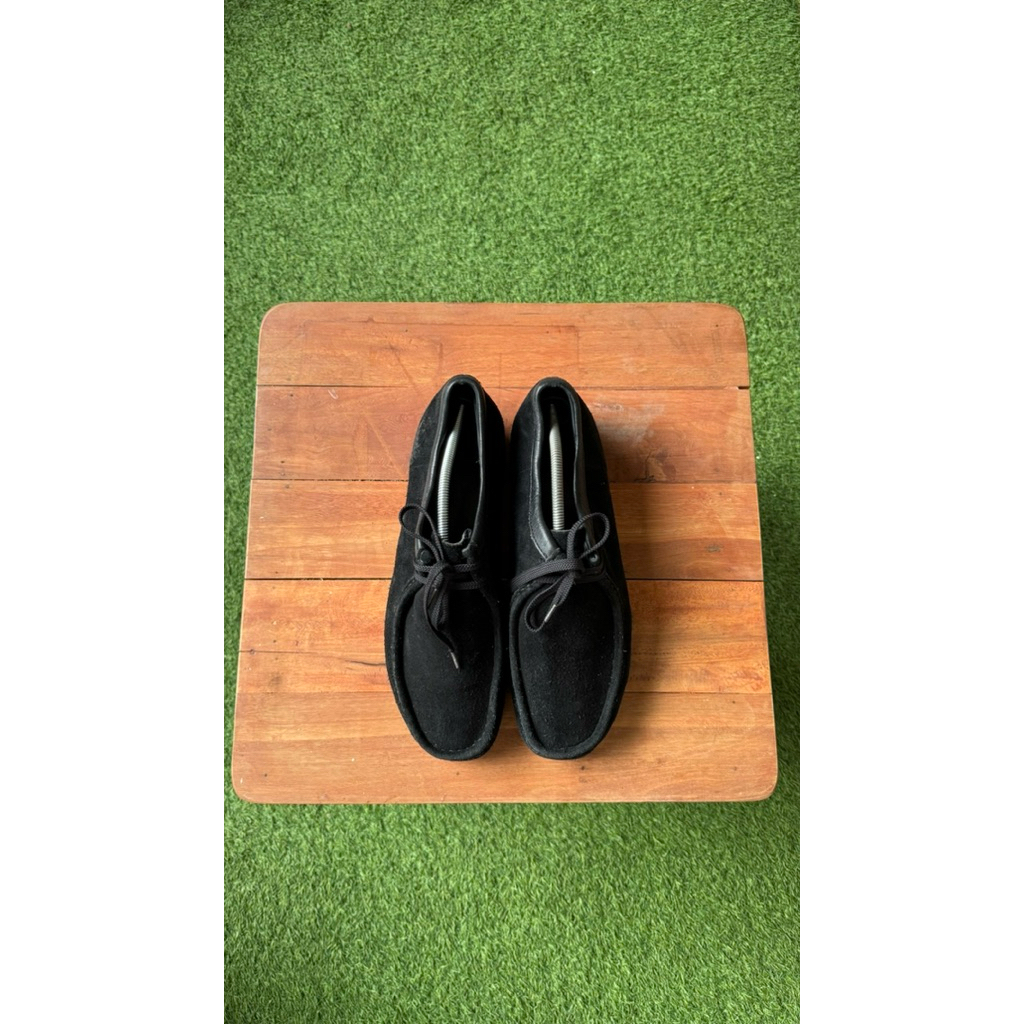 Clarks Wallabee Black Suede