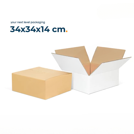 

(5 Pcs)Box Hampers Ulang Tahun 34x34x14cm Kardus Kemasan Keramik Lantai Doublewall