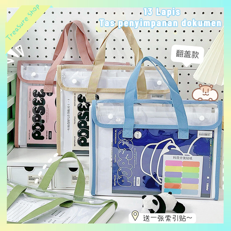 

Transparan File Folder Document Bag Tas Dokumen File A4 Ukuran Folio Tas Berkas Dokumen Map Folder Bag 13 Sekat Uji Kantong Kertas
