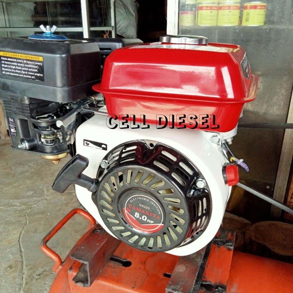 Mesin penggerak bensin YAMAKITA 8 HP Gasoline Engine