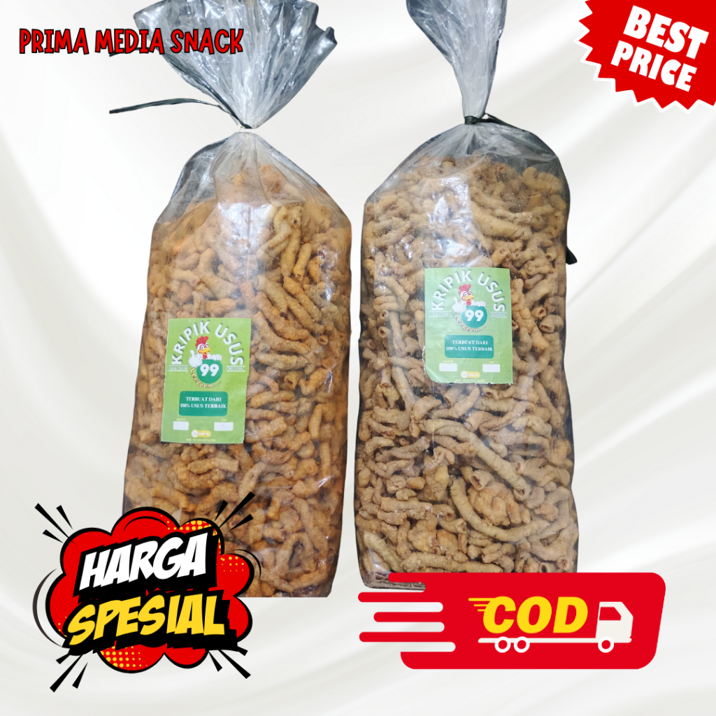 

1 KG & 2 KG KRIPIK USUS 99 LEEGEEM !!! TERBUAT DARI 100% USUS TERBAIK !!!