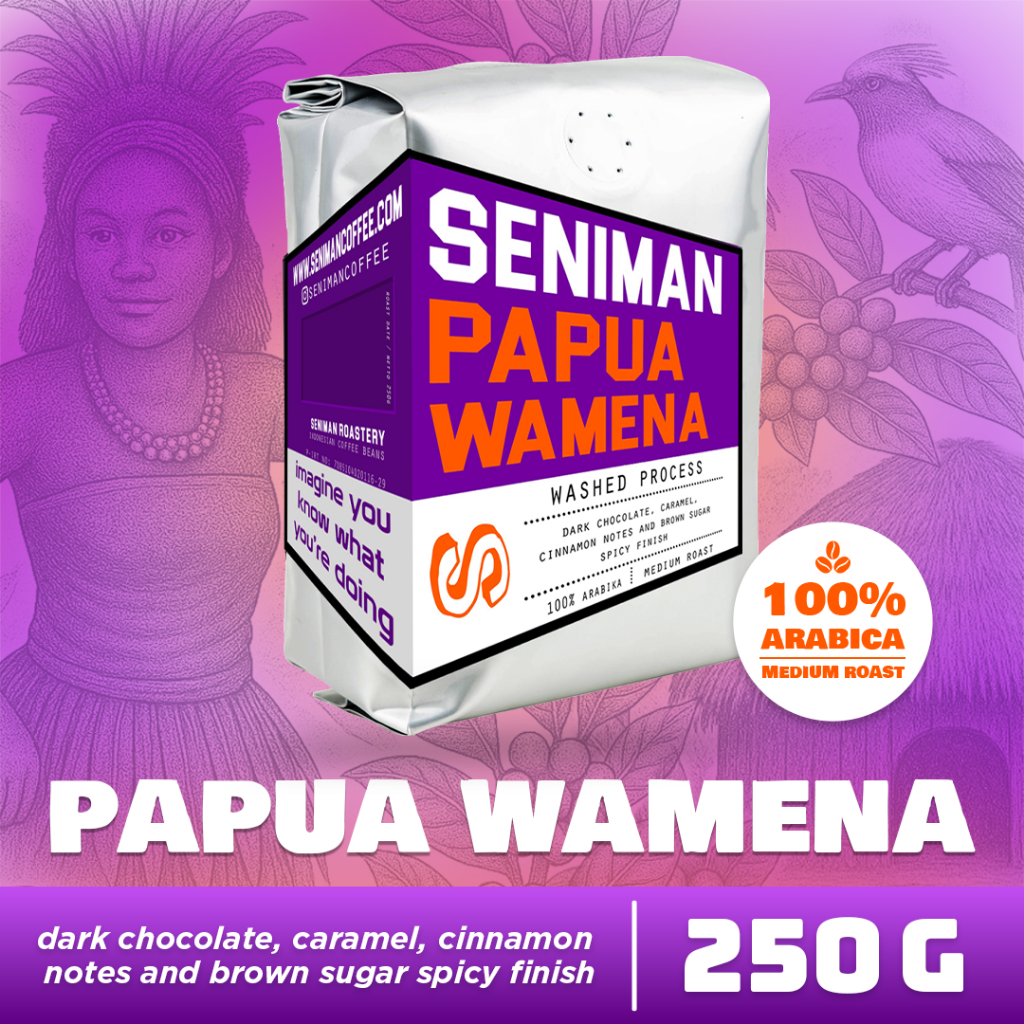 

Seniman Coffee / Indonesian Coffee Beans Papua Wamena Fully Washed 250 gram