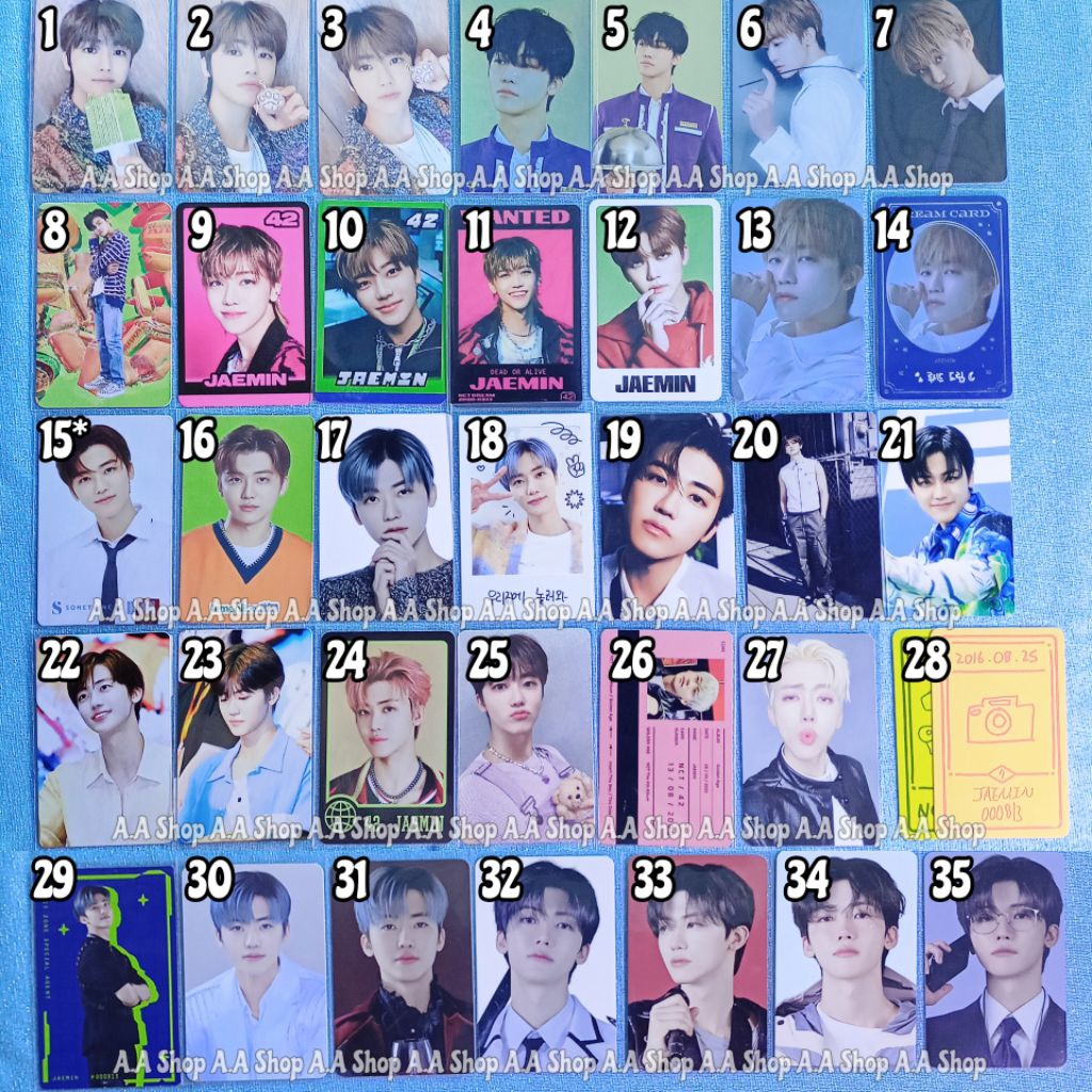 Ready Jaemin Official PC Lightstick Pink Christmas Special Polaroid SG24 Pola NCT Home Gameset JM Di