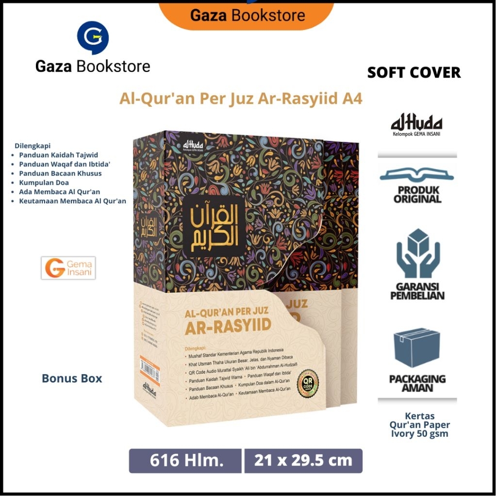 Al-Qur`an Per Juz Ar-Rasyiid (Bonus Box) l Al Huda l Gema Insani