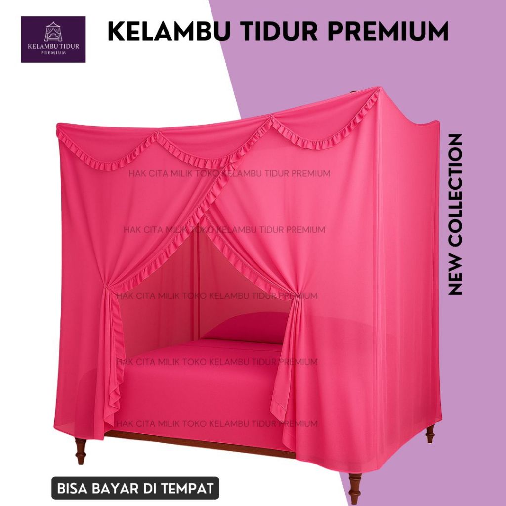 Kelambu Anti Nyamuk Jumbo Tebal Halus Kuat - Kelambu Premium