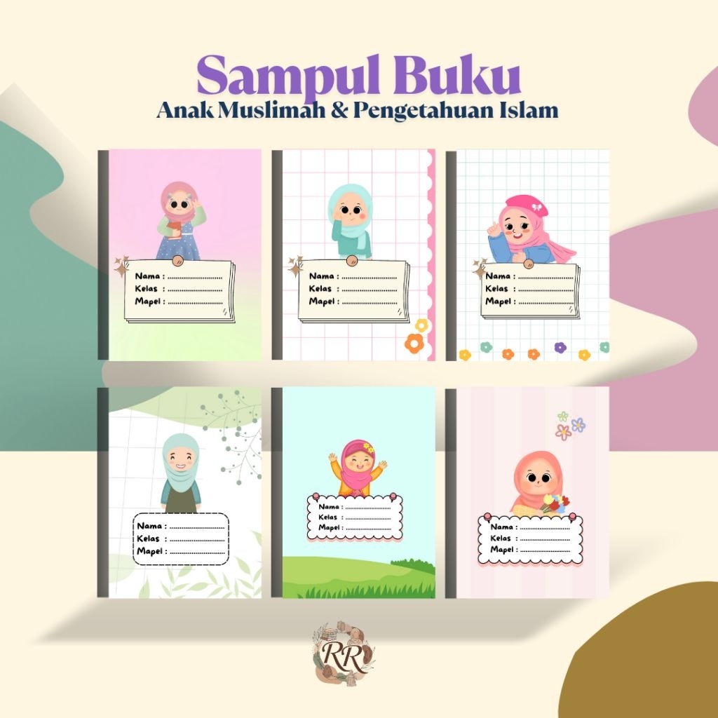 

SAMPUL BUKU TULIS ANAK MUSLIMAH dan PENGETAHUAN ISLAM | SAMPUL BUKU ANAK-ANAK | SAMPUL BUKU AESTHETIC