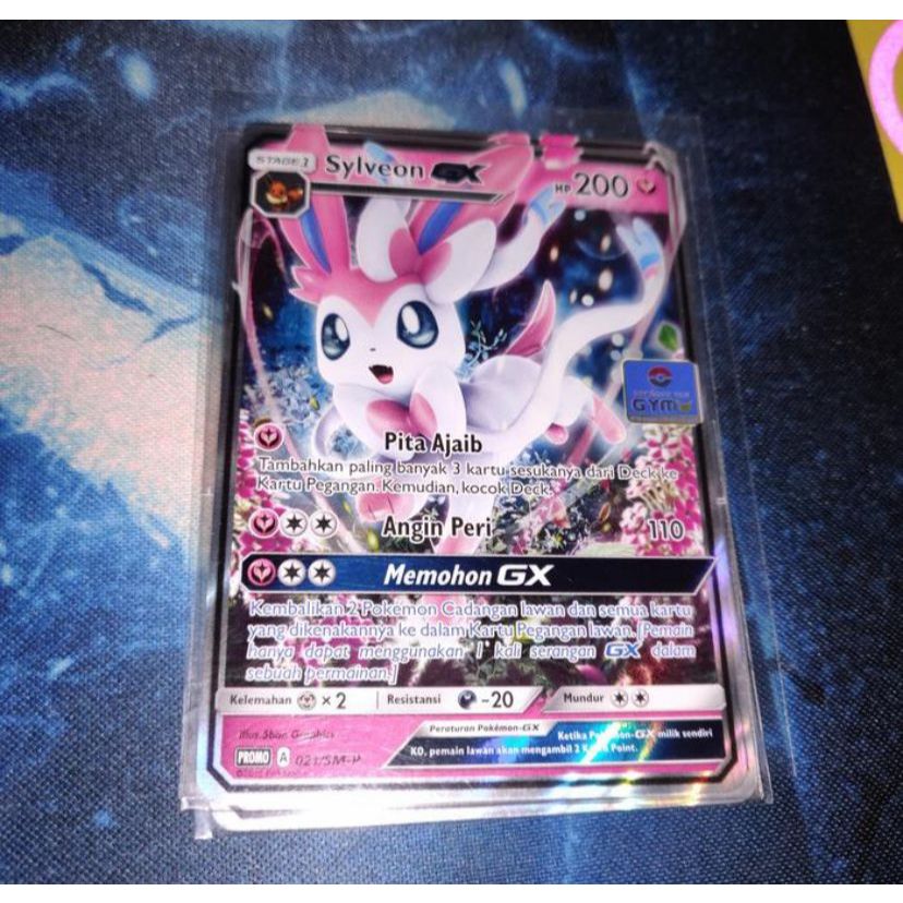 Kartu Pokemon TCG ID Indonesia SM-P Sylveon GX Gym Promo