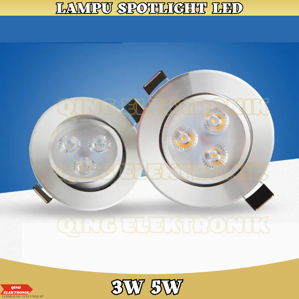 Lampu Sorot LED Plafon Downlight LED Ceiling Downlight LED 3 Watt