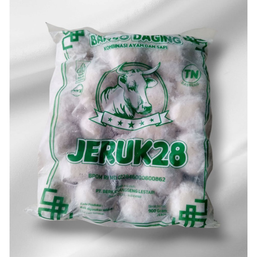 

Bakso Jeruk28 Daging Kombinasi isi 25 Kemasan 900 gram