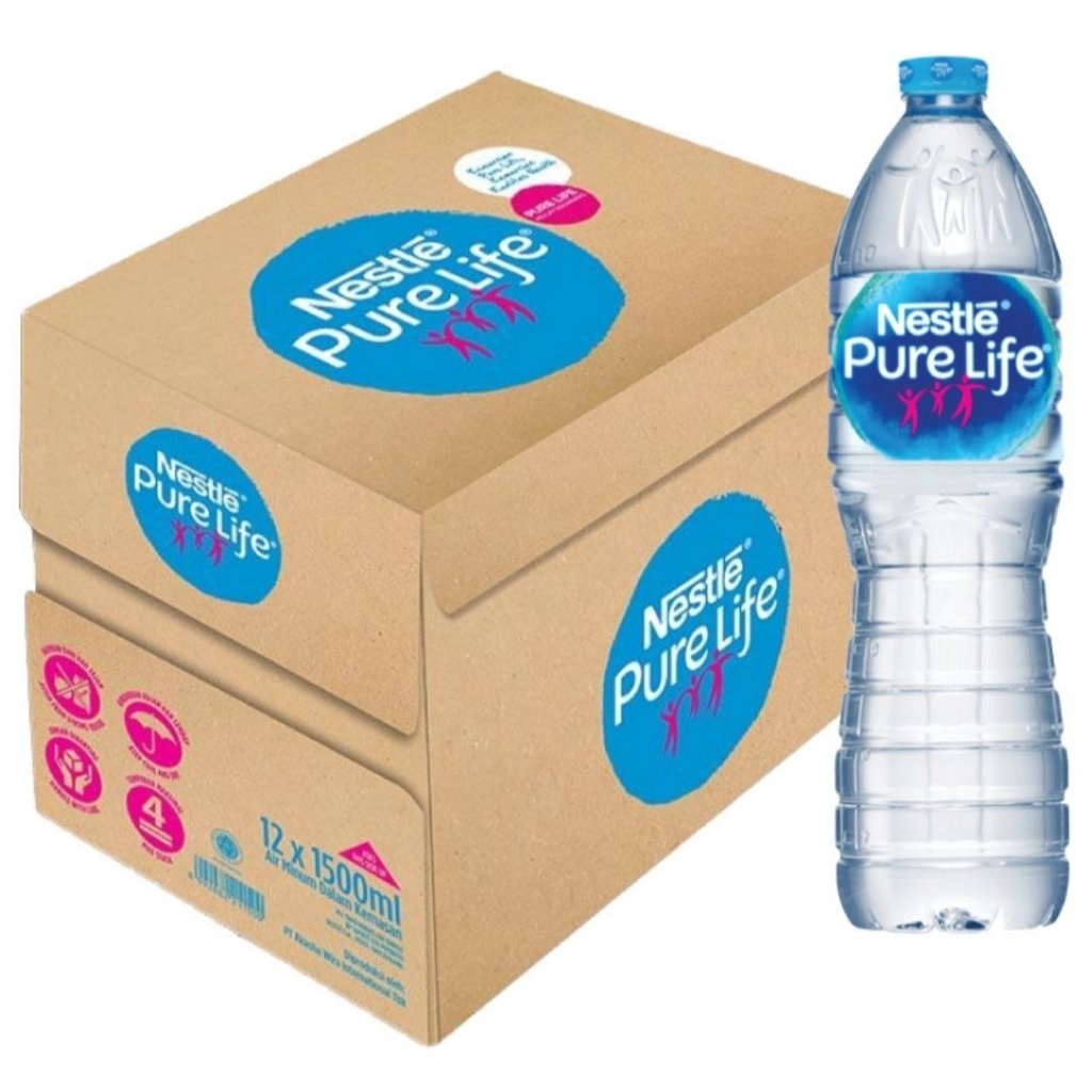 

Nestle Pure Life Air Mineral 1dus 1,5 L × 12pc