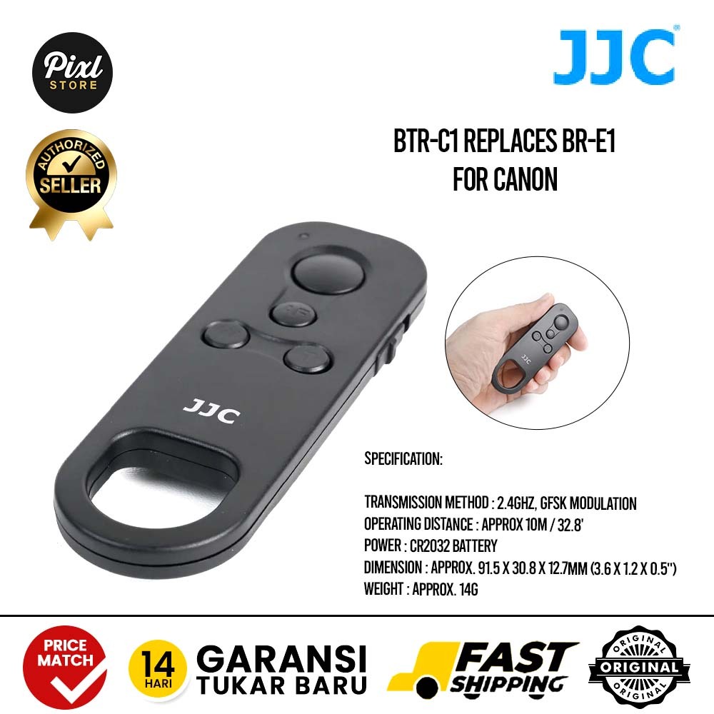 Wireless Remote Shutter Camera JJC BTR-C1 Replaces BR-E1 For Canon