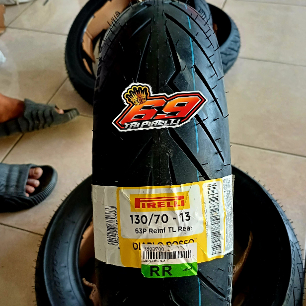 BAN PIRELLI DIABLO ROSSO SPORT UKURAN 130/70-13