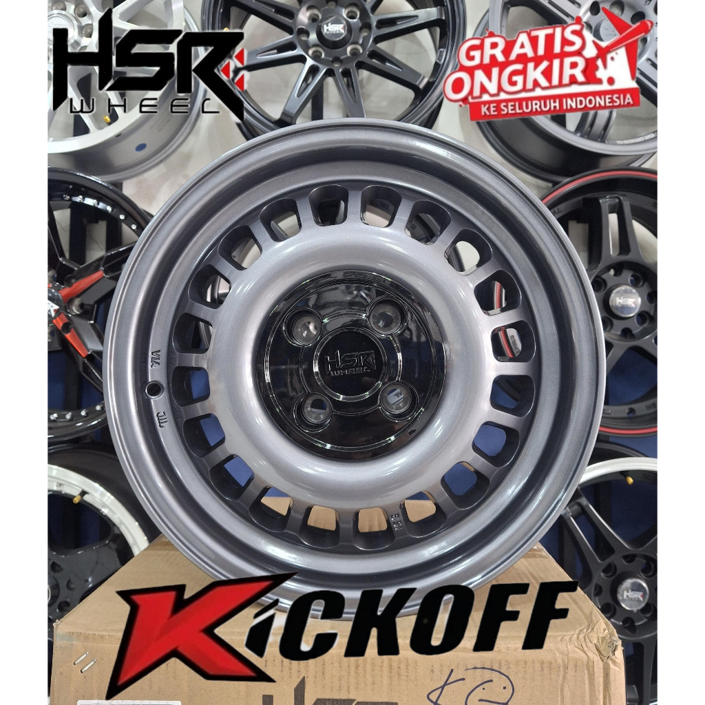 Velg Hsr Wheel Mobil Kaleng Bsi Ring 16 bisa buat Mobil Jazz Agya Brio Corolla Dll