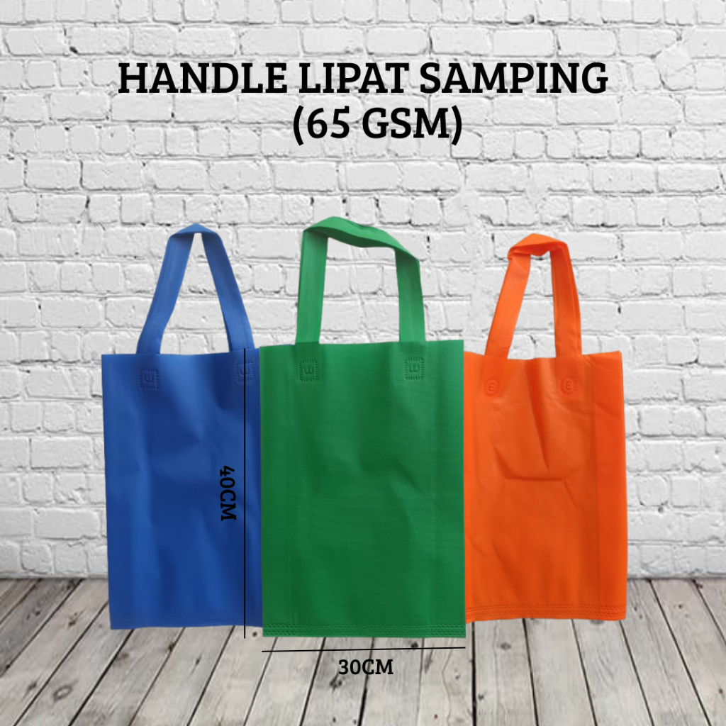 

Tas Tali Goodie Bag // tas spunbond 30x40 Kain 65gsm ( 12pcs )