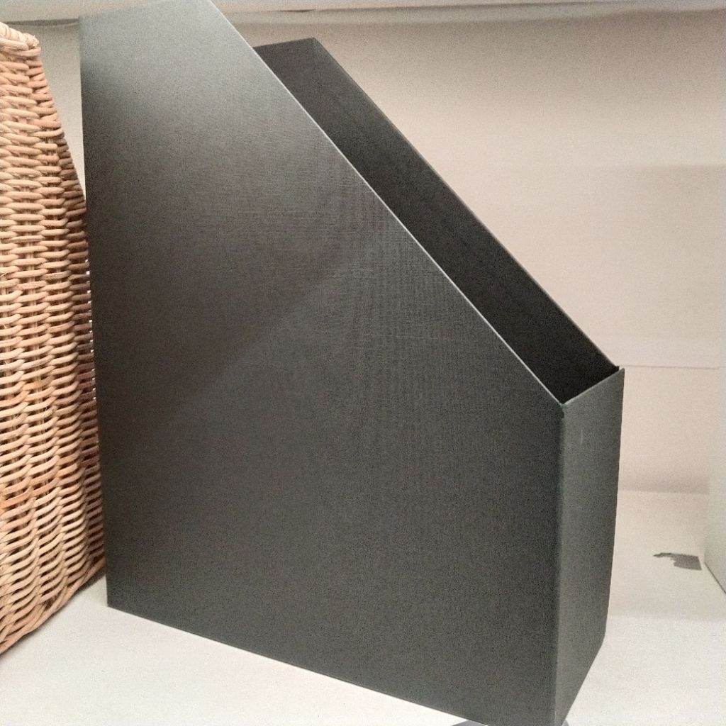 

Tjena File Majalah Wadah Box Surat Utk Kertas Antrasit 2Pc Magazine File Bahan Karton Tebal