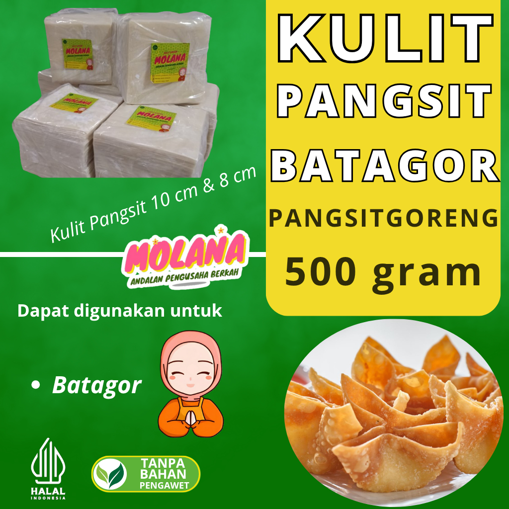 

Kulit Pangsit Goreng BATAGOR (500gr)