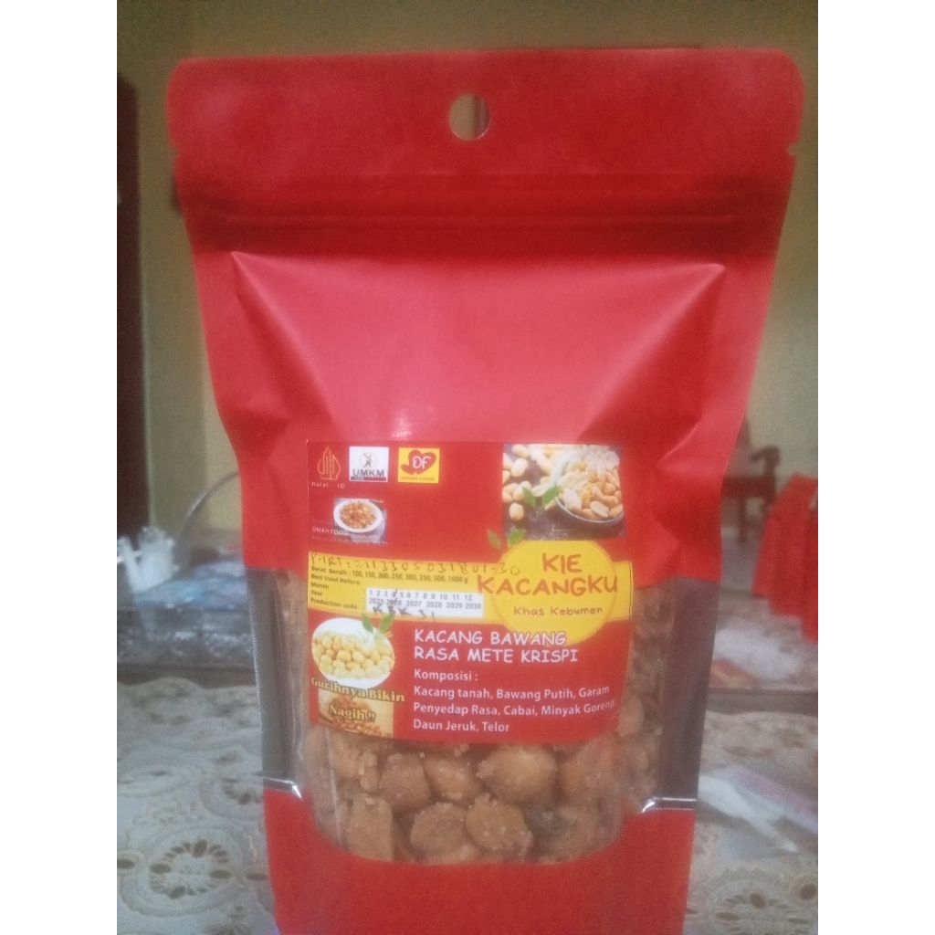 

Kie Kacangku,Kacang Bawang Rasa Mete Daun Jeruk