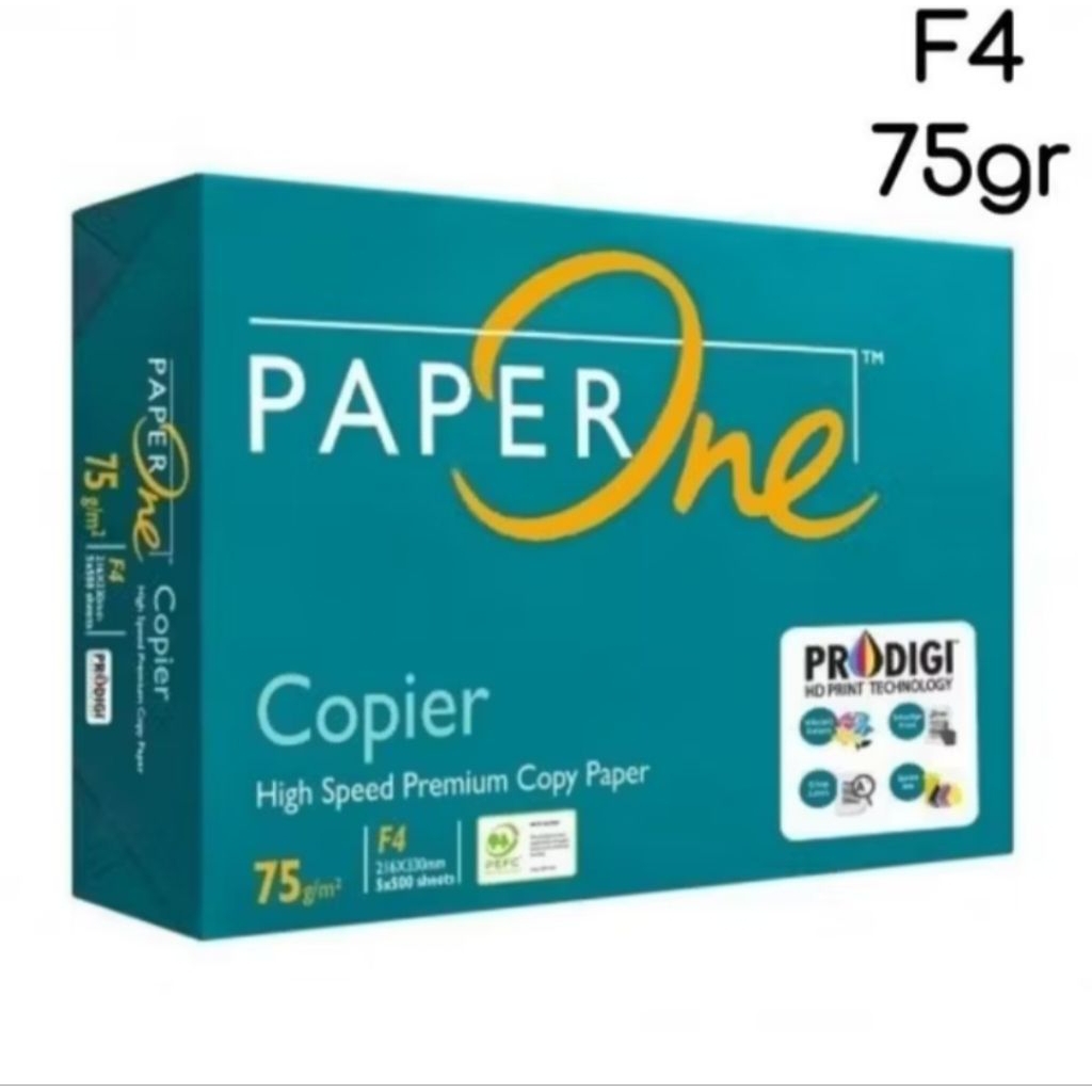 

Kertas HVS PaperOne ukuran A4 75 gram isi 500 lembar