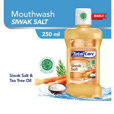 

Total Care Siwak Salt Natural Antibacterial 250ml NO ALCOHOL