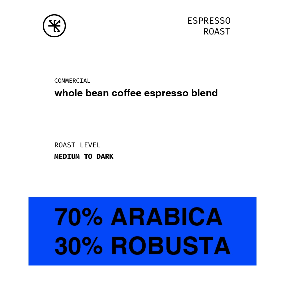 

Biji Kopi 1kg 70/30 whole bean coffee espresso blend
