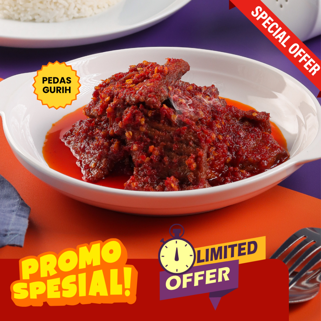 

(Personal) Dendeng Balado Asli Padang - Dapur Keluarga Utama