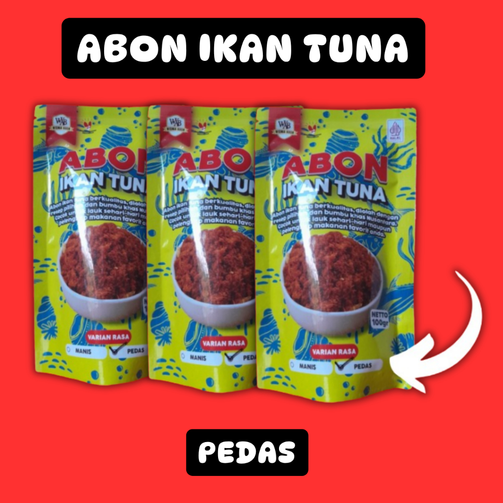 

ABON Ikan Tuna Varian Rasa Pedas